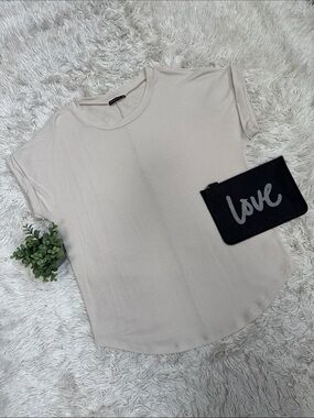 Staccato Short Sleeve Top 💗 Cream